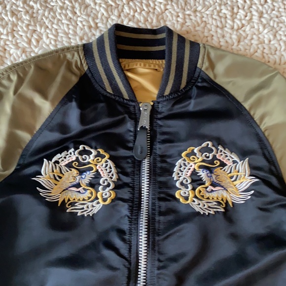 Alpha Industries Limited Edition Embroidered Japan Bomber Jacket - Picture 2 of 10